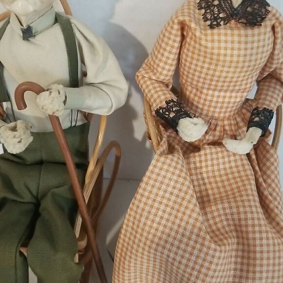 Grandma & Grandpa Dolls Handmade by Rena's Dough Or - Picture 5 of 15